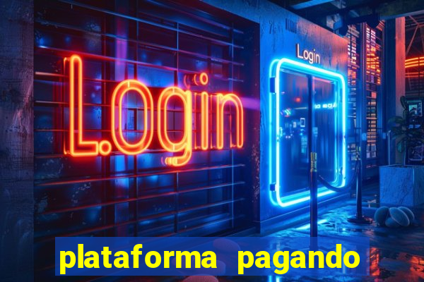 plataforma pagando bonus no cadastro